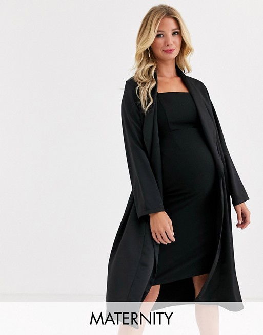 Queen Bee Maternity jacket coord in black