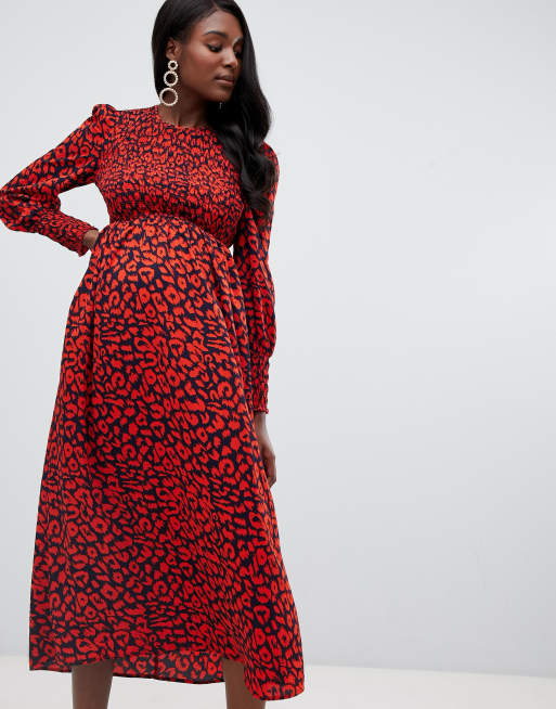 Robe best sale leopard rouge