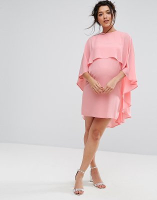 bib neck shift dress