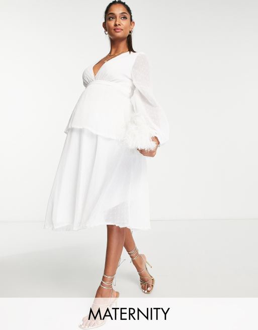 Asos queen bee maternity dress best sale