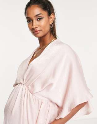midi dress and kimono set