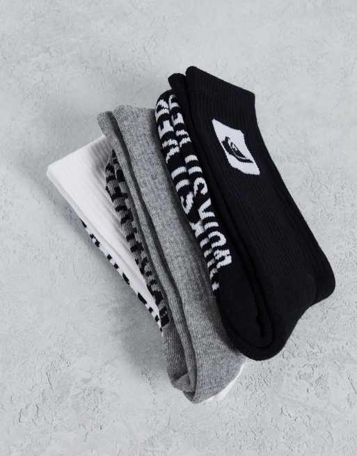 Quiksilver – 3er-Pack Crew-Socken in verschiedenen Farben, 4 von 4