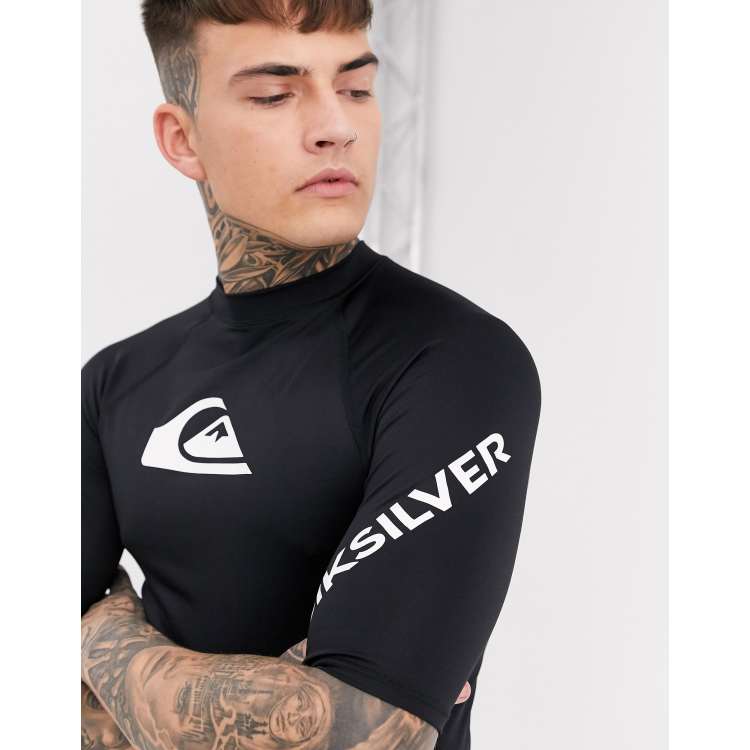 Quiksilver Mens All Time Short Sleeve Rash Vest