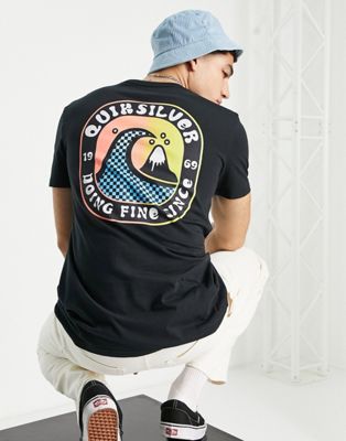 Quiksilver Another Story t-shirt in black