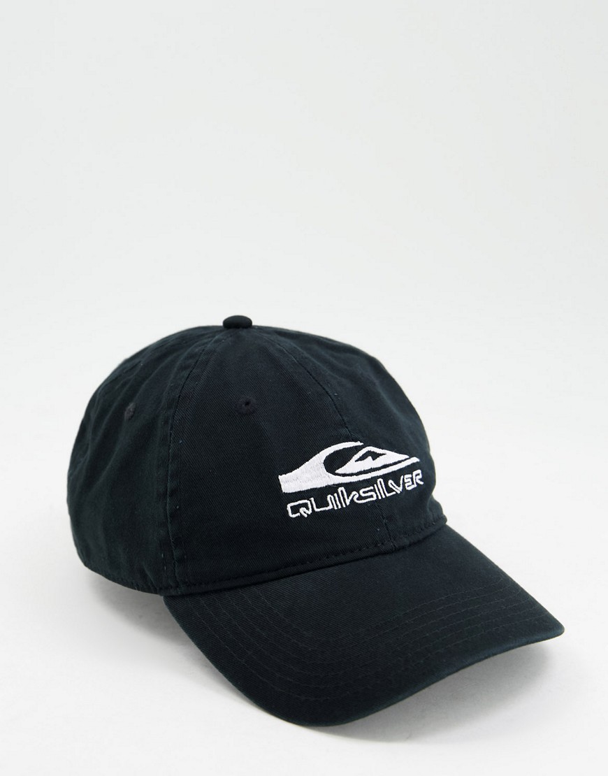 Quiksilver baseball cap in black
