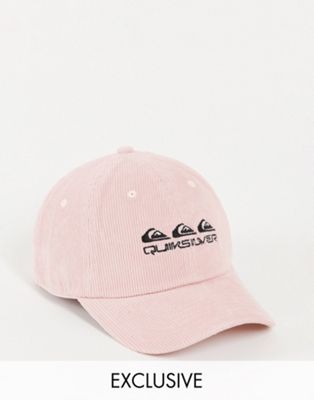 Quiksilver Baseball Cap In Washed Pink Exclusive At Asos