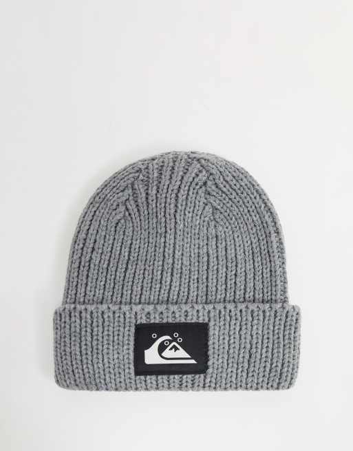Quiksilver - Bonnet à logo - Gris