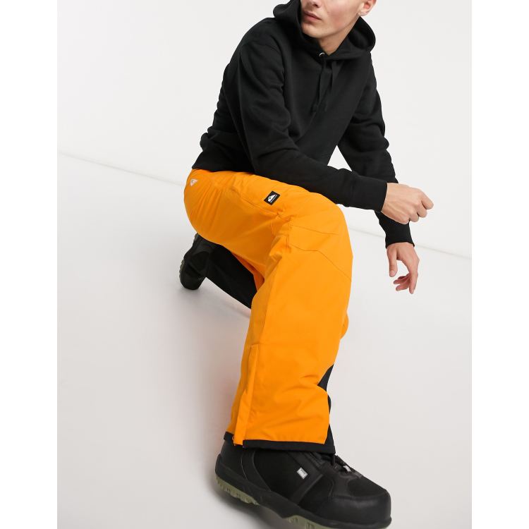 Pantalón Esquí Quiksilver Boundry Naranja