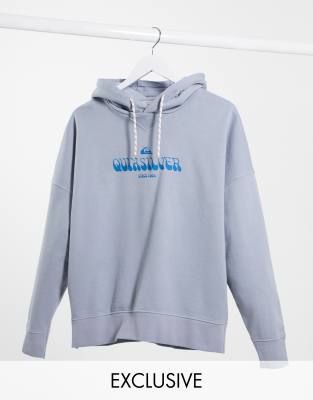 quiksilver blue hoodie