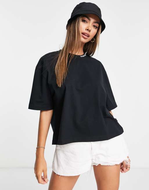 Top Crop Quiksilver Boyfriend Para Mujer - Beige - Algodón Orgánico