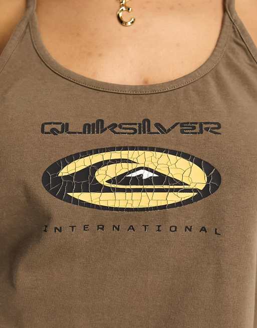 Quiksilver - Canotta da surf marrone, 2 di 4