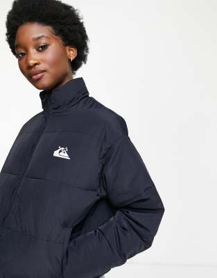 asos black puffer jacket