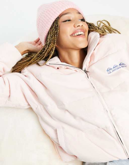 Asos pink outlet puffer