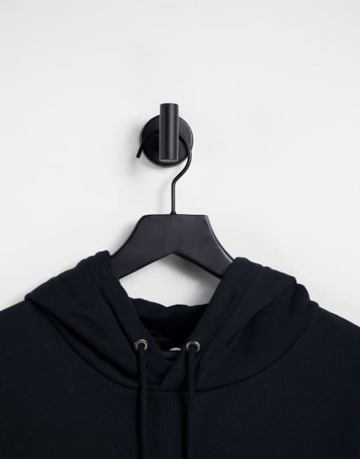 Quiksilver – Czarna bluza z kapturem z dużym logo, 4 z 4