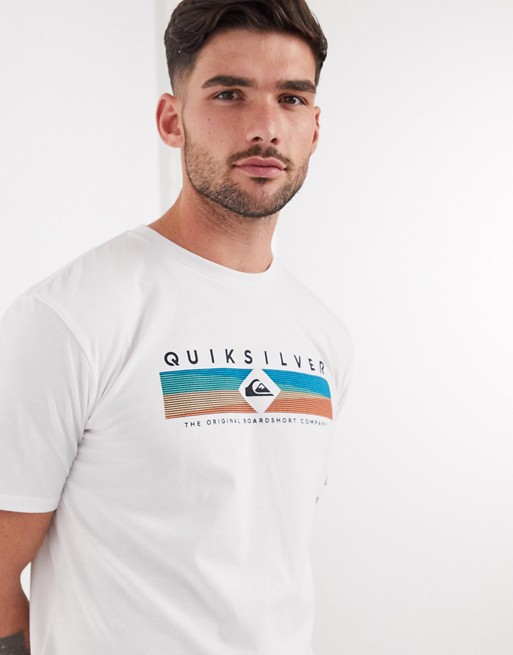 Quiksilver Distant Fortune t-shirt in white