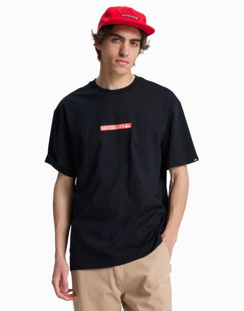 Quiksilver Dna clicker short sleeve t-shirt in black - view 1