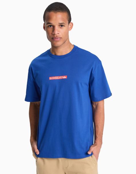 Quiksilver Dna clicker short sleeve t-shirt in blue - view 1