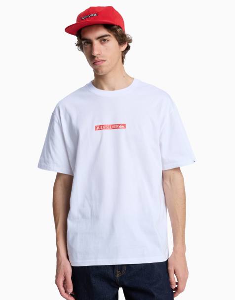 Quiksilver Dna clicker short sleeve t-shirt in white