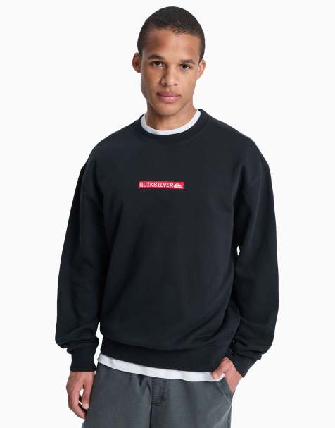 Quiksilver – DNA – Sweatshirt in Schwarz - view 1