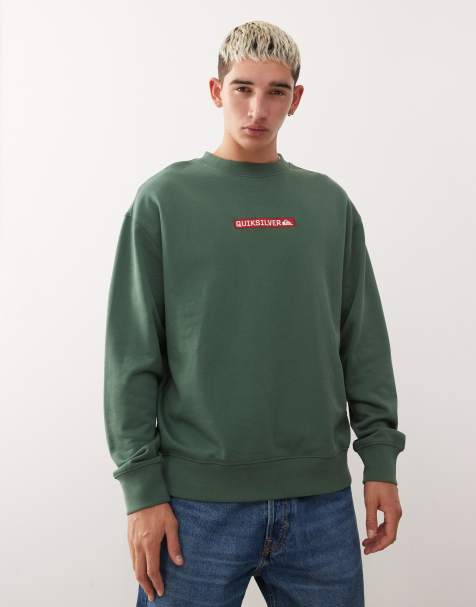 Quiksilver – DNA – Sweatshirt in Trekking-Grün - view 1