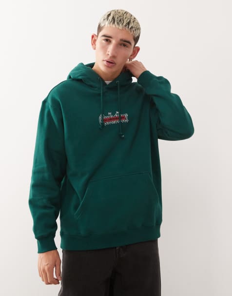 Quiksilver Double up hoodie in botanical garden - view 1