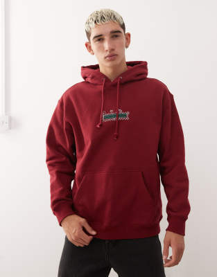 Quiksilver - Double Up - Sweats à capuche - Rouge