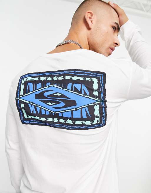 Quiksilver - Echoes in Time - T-shirt met lange mouwen in wit 