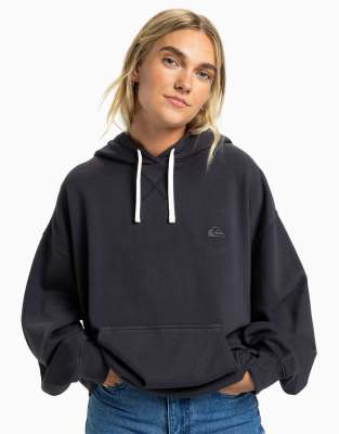 Quiksilver - Essential - Kapuzenpullover in Tarmac-Schwarz
