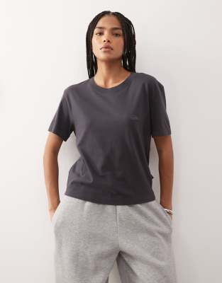 Quiksilver - Essential - Kurzärmliges T-Shirt in Asphalt-Schwarz