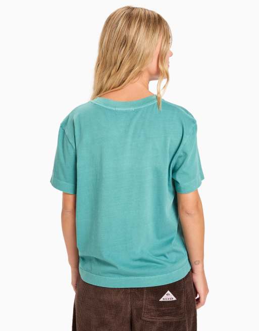 Quiksilver – Essential – Kurzärmliges T-Shirt in Tiefmeerblau, 2 von 4