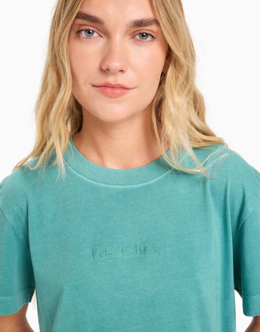 Quiksilver – Essential – Kurzärmliges T-Shirt in Tiefmeerblau, 3 von 4