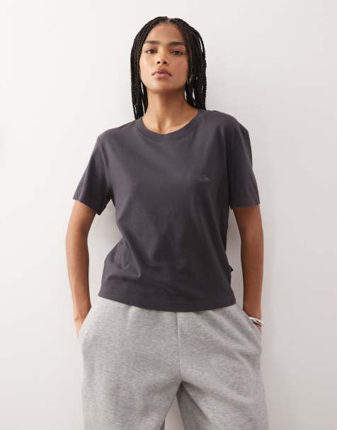 Quiksilver Essential short sleeve t-shirt in tarmac - view 1