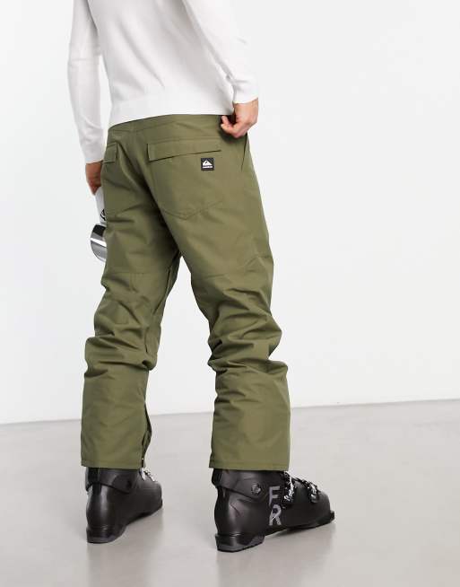 Quiksilver Estate PT ski trousers in khaki