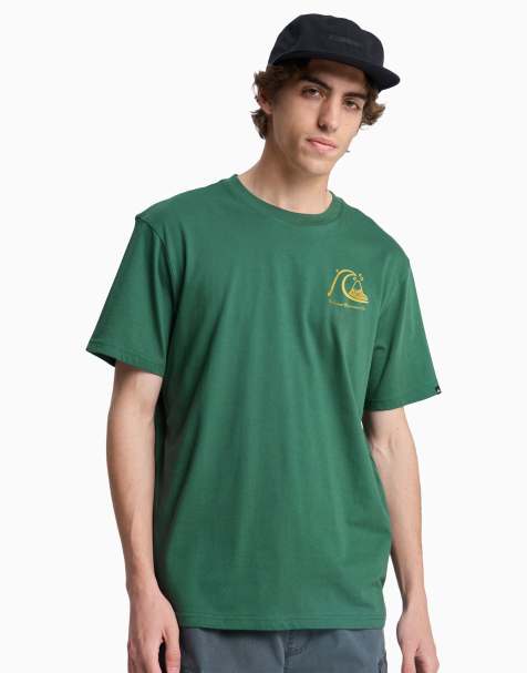 Quiksilver Evo original short sleeve t-shirt in green - view 1