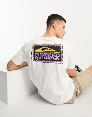 Quiksilver fade t-shirt in white - ASOS Price Checker