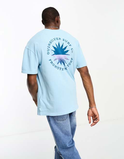 Quiksilver – Fading Sun – T-Shirt in Hellblau