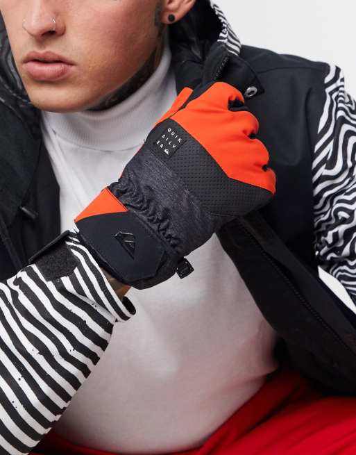 Quiksilver Gates glove in orange ASOS