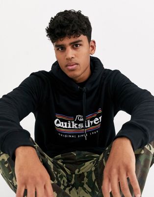Quiksilver - Get Buzzy - Fleece hoodie in zwart