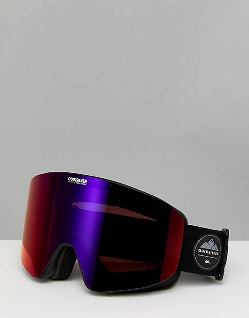 Quiksilver Grey QS_RC Ski Goggles with Reflective Lens | ASOS