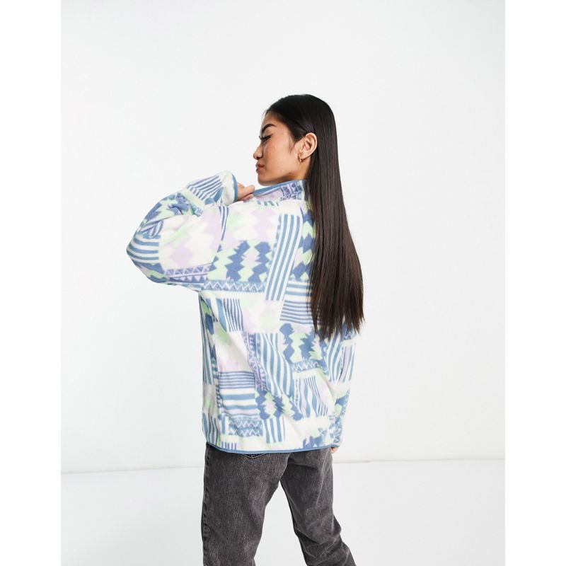 Donna hxCth Quiksilver - Heritage Thrift Aztec - Pile blu con zip