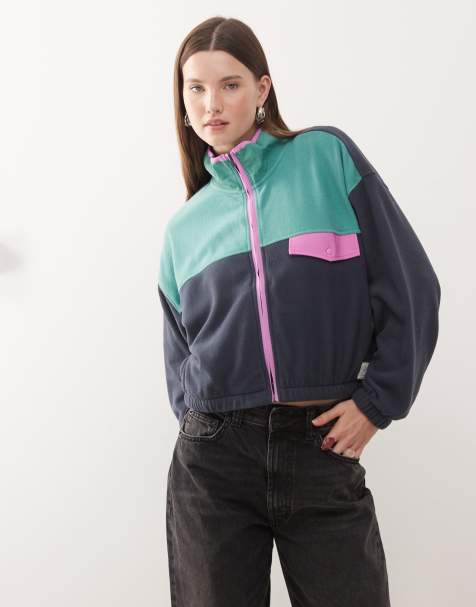 Quiksilver Kedai full zip polar fleece in india ink - view 1