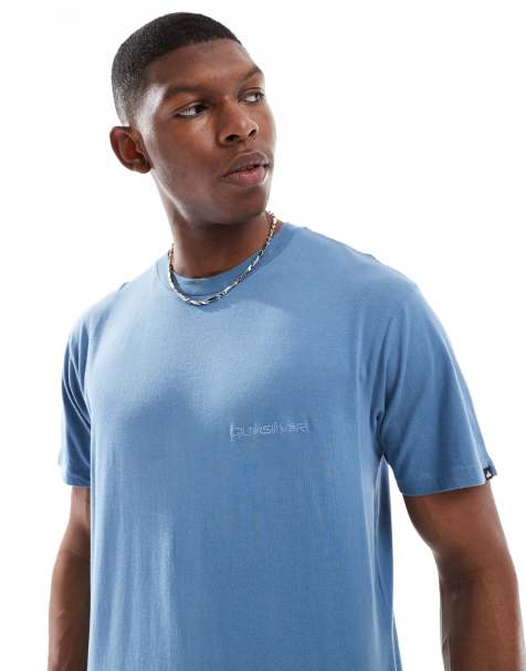 Quiksilver – Kurzärmliges T-Shirt in Kornett-Blau - view 1
