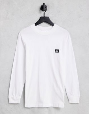 Quiksilver Label long sleeve t-shirt in white