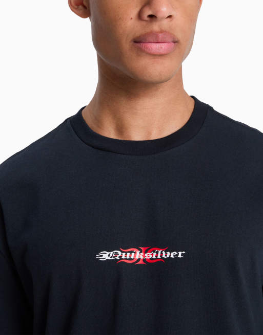 Quiksilver – Mercury Burning – Kurzärmliges T-Shirt in Schwarz, 2 von 4
