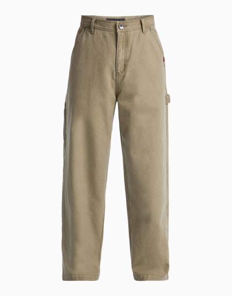 Quiksilver – Mercury – Cargohose in Ulmenholz-Braun mit geradem Schnitt - view 1