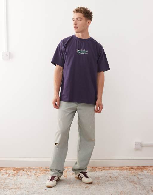 Quiksilver - Mercury Double Up - T-shirt en velours épais - Violet, 2 de 5