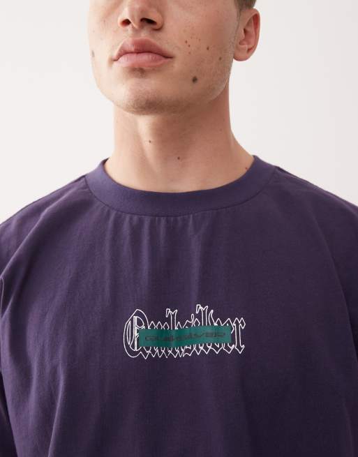Quiksilver - Mercury Double Up - T-shirt en velours épais - Violet, 5 de 5