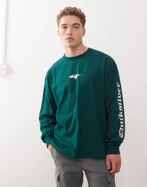 Quiksilver – Mercury Old English – Langärmliges T-Shirt in botanischer Garten - view 1