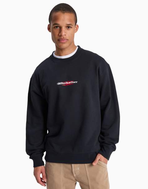 Quiksilver – Mercury Trident – Sweatshirt in Schwarz - view 1