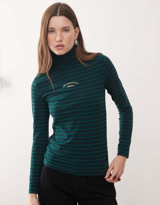 Quiksilver - Mercury Turtle - T-shirt à manches longues - Vert botanique, 2 de 4